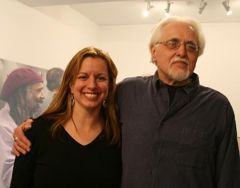 Linda Binder with Hal Rammel, photo by Dean Johnson Linda Binder with Hal Rammel, photo by Dean Johnson